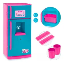 Geladeira Infantil Com Acessórios Luz E Som - Sortida Cor Geladeira Rosa Foto mini  2