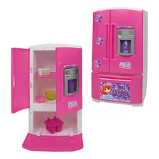 Geladeira Infantil Inverse Sai Água Na Porta 8053 Magic Toys Cor Rosa Foto mini 2