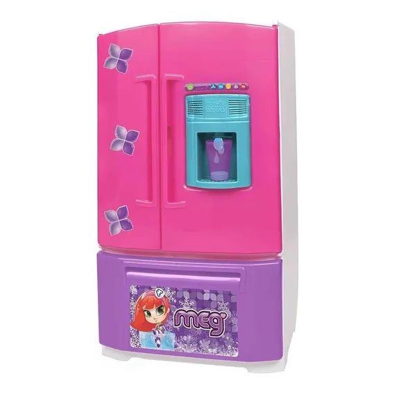 Geladeira Infantil Pink Menina Sai Agua Verdade Magic Toys Cor Outro Foto 1