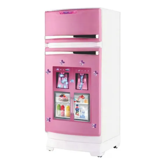 Geladeira Mágica Para Cozinha Infantil - 8051 Magic Toys Cor Rosa Foto 1