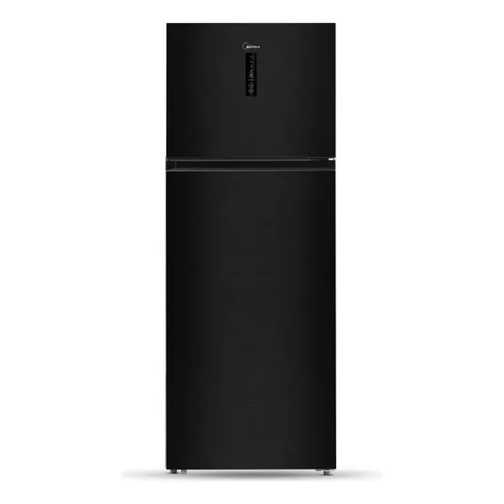 Geladeira Midea 411l Mdrt580mta282 frostfree black inox 220v Foto 1