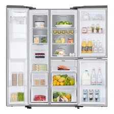 Geladeira Samsung Side By Side Rs65 Com Flexzone Inox 601l 220v Foto mini 4