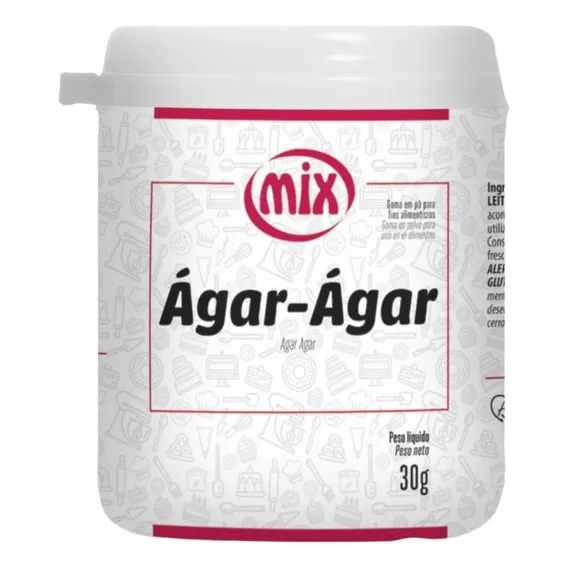 Gelatina Ágar-ágar Mix 30gr Foto 1
