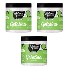 Gelatina Capilar Kolene 500g Volumao - Kit C/ 3un Foto mini 1