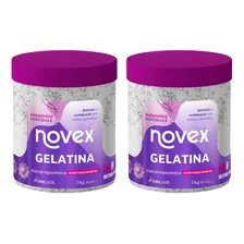 Gelatina Capilar Novex 1000g Hialuronico Hidroreposita - 2un Foto mini 1