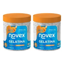 Gelatina Capilar Novex 1000g Oleo De Argan Nutritiva - 2un Foto mini 1