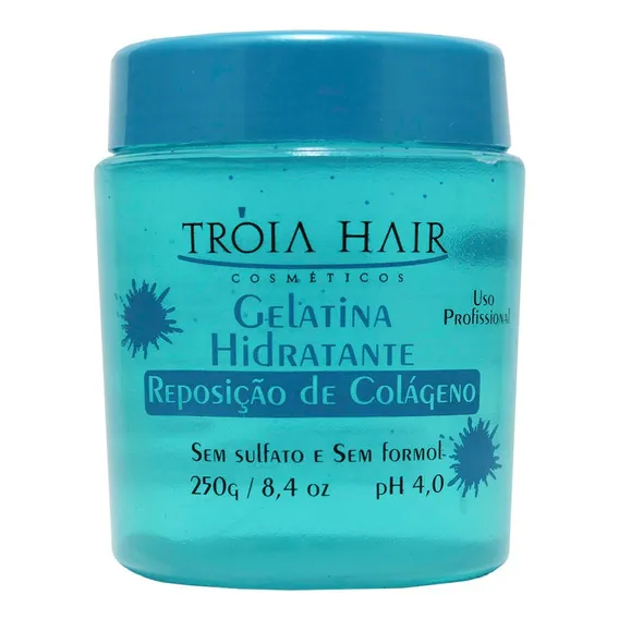 Gelatina Capilar Repositor De Colagenos Tr贸ia Hair 250gr Foto 1