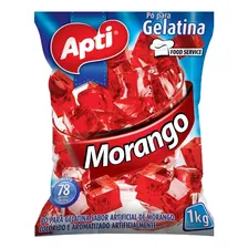 Gelatina Morango Apti 1kg Foto mini 1