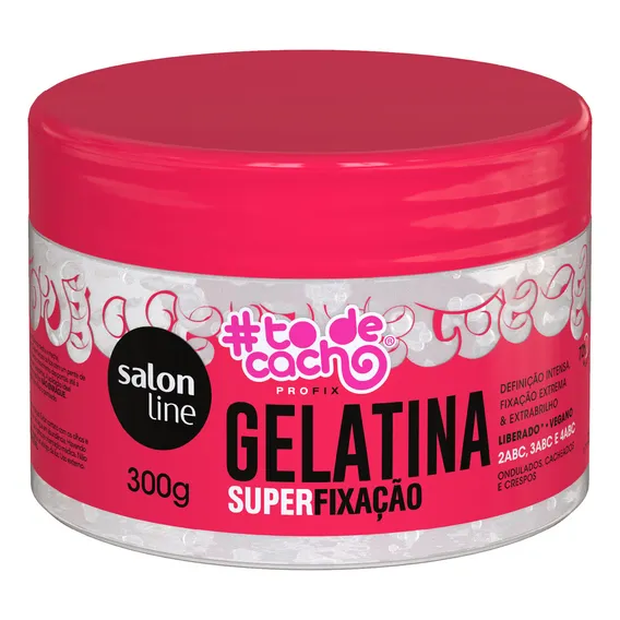 Gelatina Salon Line To De Cacho Super Fixação 300g Foto 1