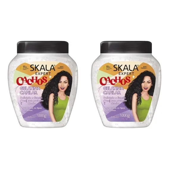 Gelatina Skala 1000g Cachos-kit C/2un Foto 1