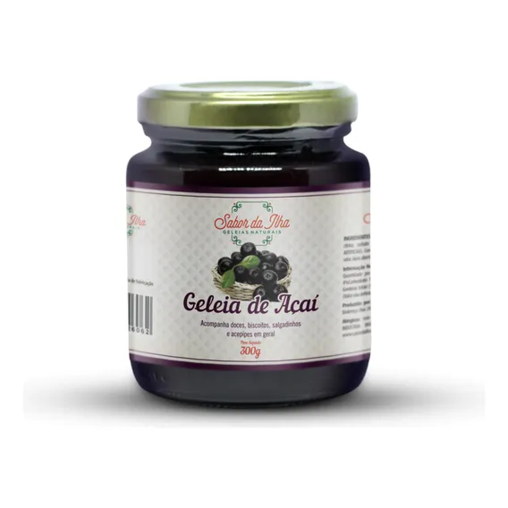 Geleia De Açaí - Sabor Da Ilha 300g Foto 1