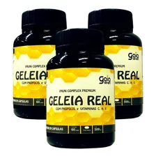 Geleia Real Liofilizada Própolis Vitaminas 3 Un 180 Capsulas Foto mini  2