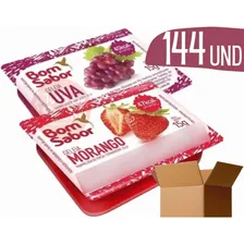 Geleia Sortida Morango E Uva Sachê 15g Cx 144 Un Bom Sabor Foto  mini 1