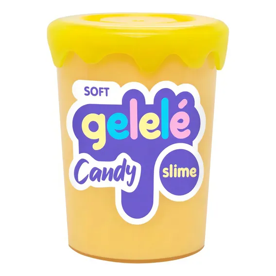 Gelelé Slime Candy Soft Gelelé 180g - Amarelo Foto 1