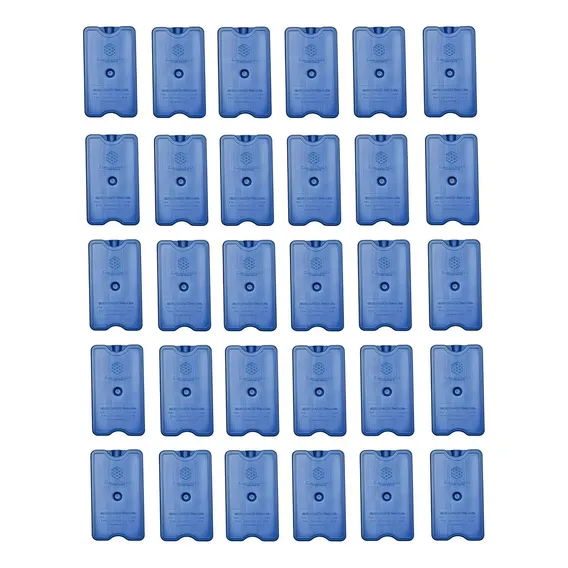 Gelo Artificial RĂgido Gelo-x Reutilizável 500ml Kit 30pçs Foto 1