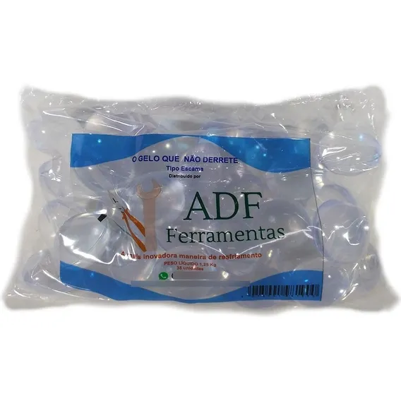 Gelo Reutilizável Artificial Com 38 Bolão Não Derrete C Foto 1