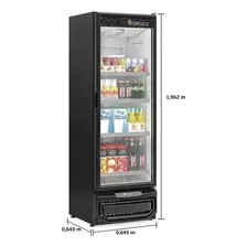 Gelopar GRB refrigerador vertical frios e laticinios 450L Foto mini 2