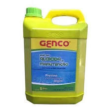 Genco Algicida Manutenção 5 Litros Previne As Algas Piscina Foto  mini 1