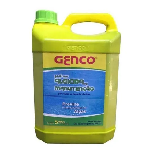 Genco Algicida Manutenção 5 Litros Previne As Algas Piscina Foto 1