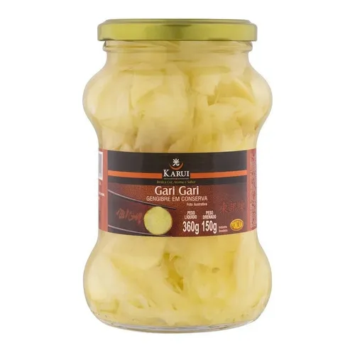 Gengibre Gari Gari Tradicional Em Conserva Karui 360g Foto 1