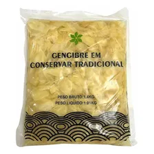 Gengibre Tradicional Fatiado Em Conserva 1kg Foto mini 1