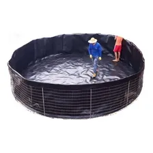 Geomembrana Tanque 32 Mil Litros Mais Flange Aço Inox Foto  mini 1