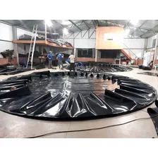Geomembrana Tanque 32 Mil Litros Mais Flange Aço Inox Foto mini  3