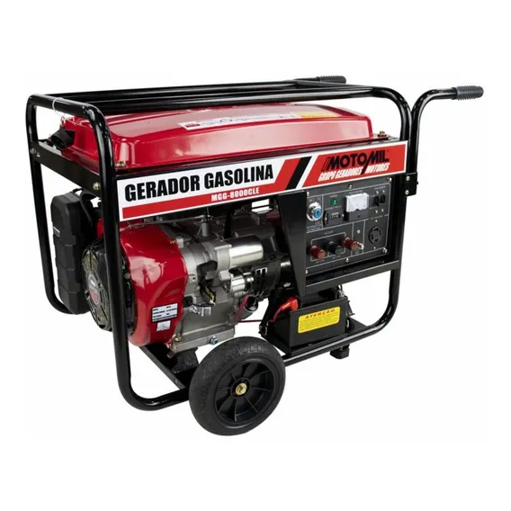 Gerador Á Gasolina Bivolt 6500w Motomil Foto 1