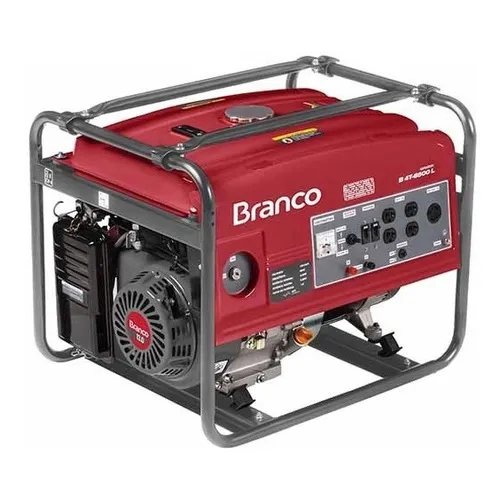 Gerador Branco B4t-6500e Partida Elétrica Foto 1