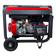 Gerador De Energia A Diesel 9kva Trifásico Partida Elétrica Nagano ND9000E3D Foto mini 2