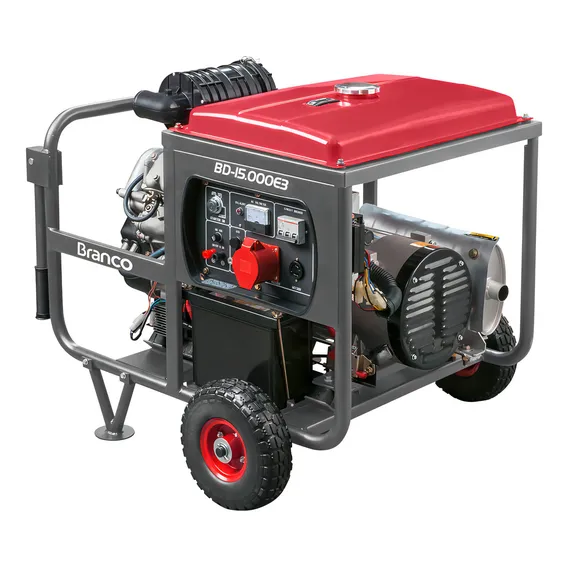 Gerador Diesel 15000w 14kwa Trifasico Branco Bd-15000e3g2 Foto 1