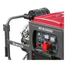 Gerador Diesel 15000w 14kwa Trifasico Branco Bd-15000e3g2 Foto mini 2