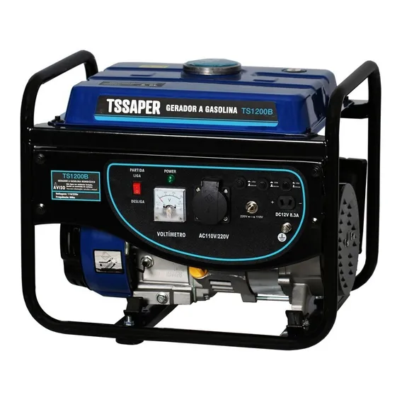 Gerador Energia Gasolina Portatil 1.25kva Tssaper Ts1200b Foto 1