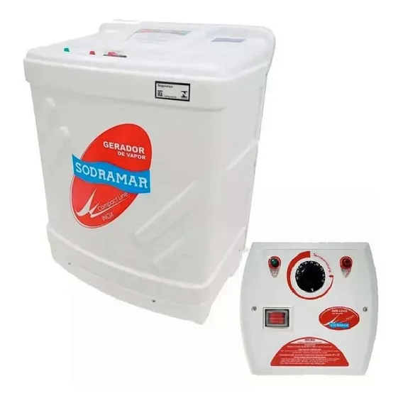 Gerador Vapor Inox Sauna 9 Kw 220v Quadro Anal贸gico Sodramar Foto 1