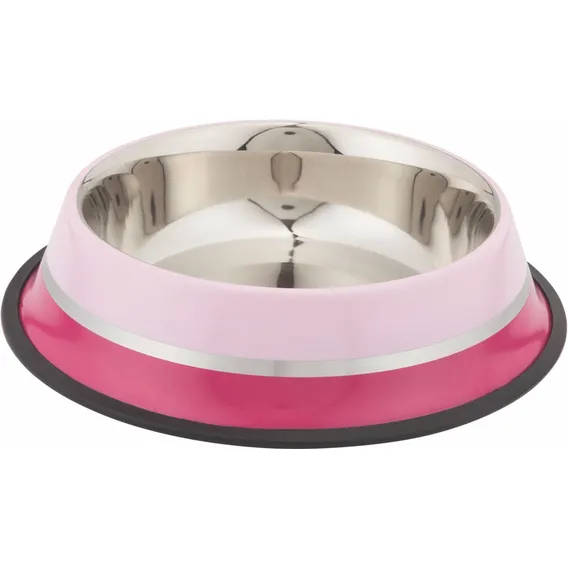 Germanhart Comedouro Inox Coleção Dual Color M Rosa Foto 1