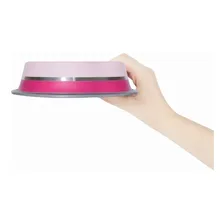 Germanhart Comedouro Inox Coleção Dual Color M Rosa Foto mini 2