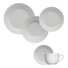 Germer Diamante Jogo Jantar/cha/café 42 Pçs Cor Branco Liso Foto  mini 1