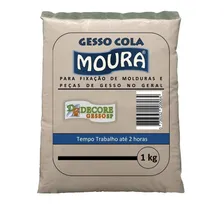Gesso Cola Moura 1kg - 5 Unidades Foto mini 2