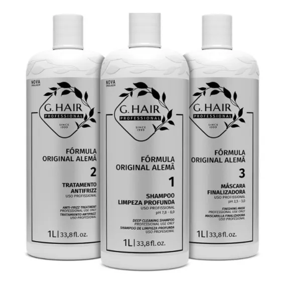 Ghair Escova Progressiva Alemã - 3x1 Litro Foto 1