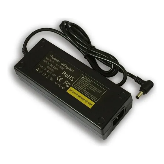 Ghsogeom Adaptador de Corrente 12v 10a Fonte de Alimentação de Monitoramento Fonte de Alimentação Comutada Equipamento de SaĆda CC Regulada Fonte de Alimentação LED Foto 1