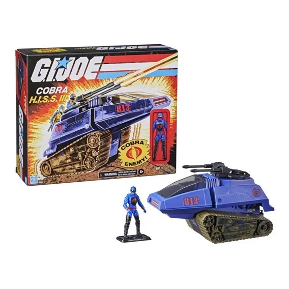 Gi Joe Figura E Veículo Retro - Tanque Cobra Hiss Iii Hasbro Foto 1