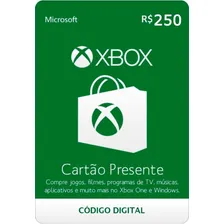 Gift Card Microsoft Xbox Live Cartão Presente 250 Reais Br Foto mini 1
