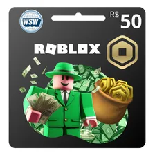 Gift Card Roblox 50 Reais Cartão Presente Foto mini 2