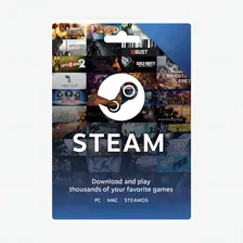 Gift Card Steam Gift Card 100 Usd Físico Foto mini 1