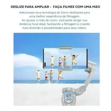 Gimbal Estabilizador Dobráveis Portátil para Celular Vertical Horizontal Novavida L7Cpro 3 Eixos Mini Tripé Cor Cinza Foto mini 4