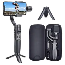 Gimbal Mobile+ Estabilizador Gimbal 3 Eixos Para Celular Cor Preto Foto mini  2