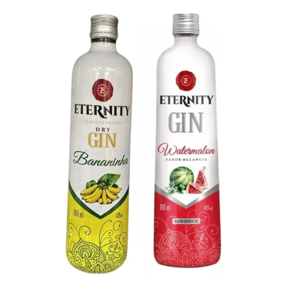 Gin Eternity 1 Melancia 1 Bananinha 950ml Foto 1