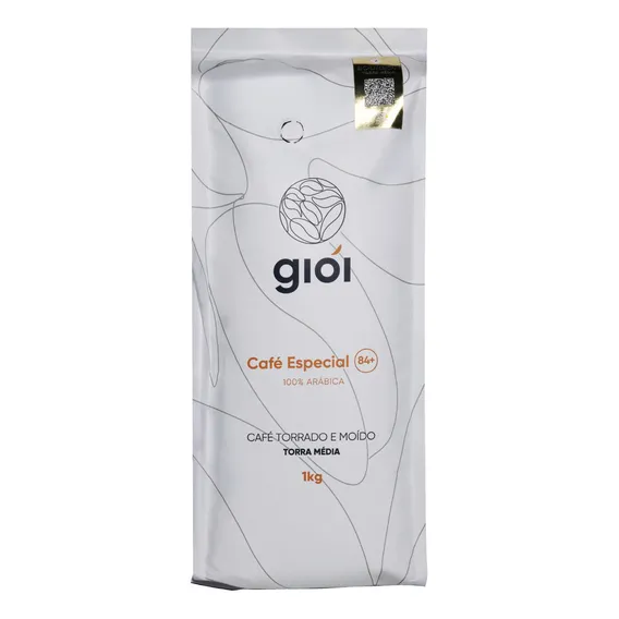 Gioi Café, 100% Arábica, Torrado E Moído( 1kg, Blend Média) Foto 1