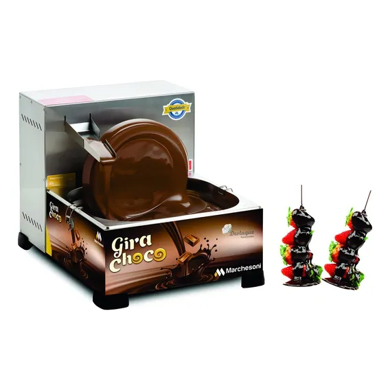 Gira Choco 5kg Marchesoni  Derretedeira Rodachoco 1 Cuba Inox 220V Foto 1