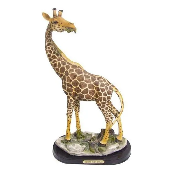 Girafa Decorativa De Resina 24x45cm Foto 1